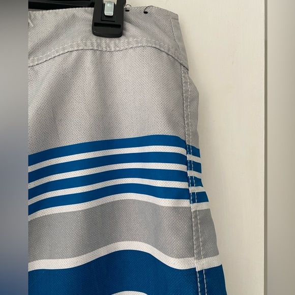 Billabong Men’s Blue/Wht/Grey Striped Board Shorts Size 31 - Picture 3 of 5